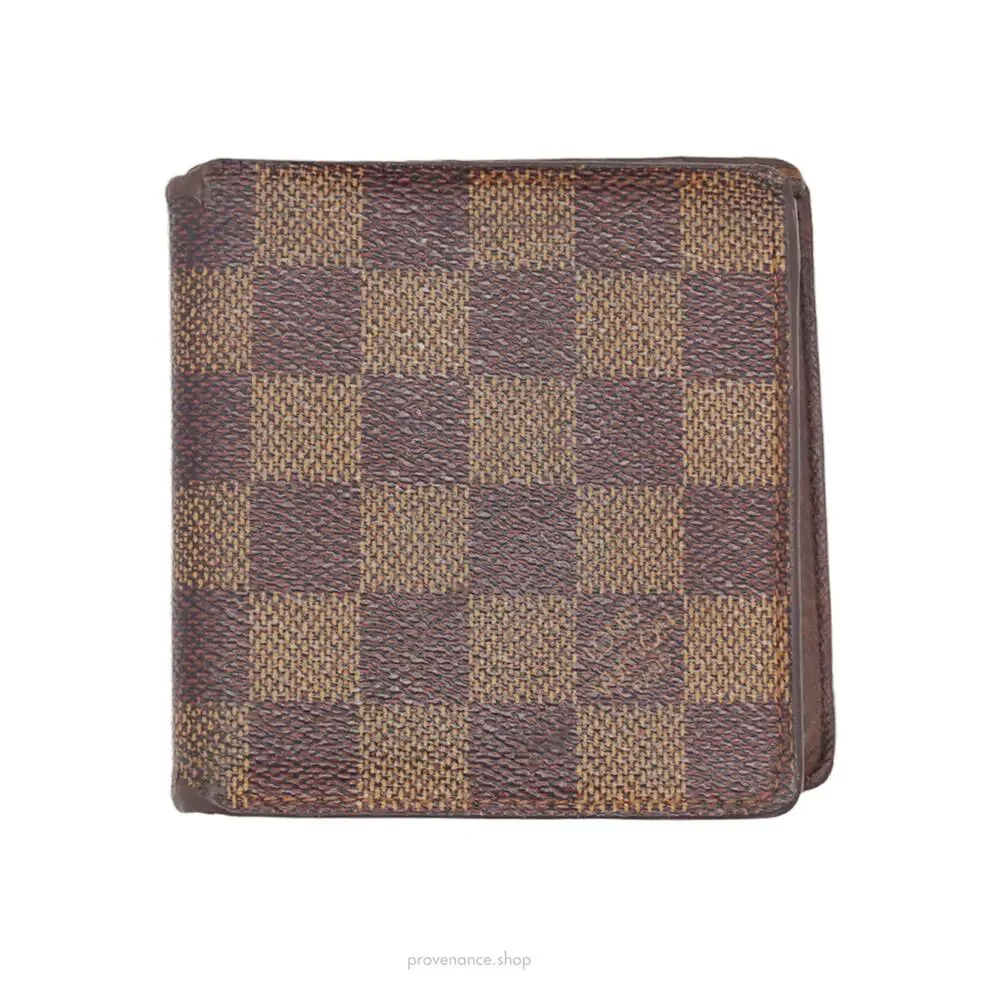 🔴 Louis Vuitton 6CC Bifold Wallet - Damier Ebene